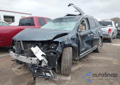 2015 Nissan Pathfinder Platinum from USA, damaged, VIN 5N1AR2MN1FC685253